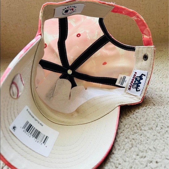 NWT Houston Astros Cap Hat Women Adjustable Pink Camouflage Cotton New - Picture 2 of 12
